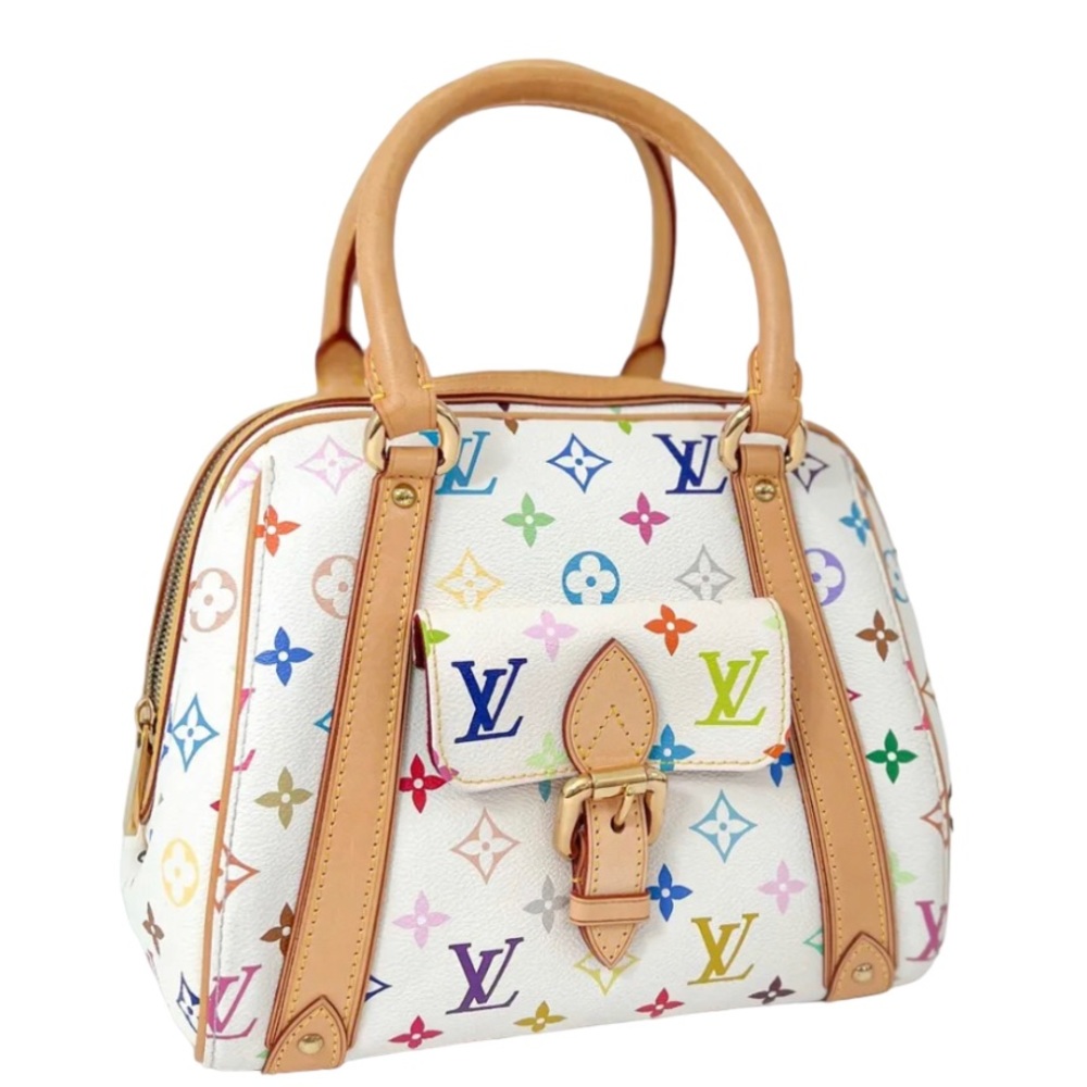 Louis Vuitton Limited Edition# Priscilla Multicolore Hand Bag Authentic